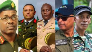 Estavam a bordo o sargento Jason Khan, o coronel Michael Shahoud, o tenente-coronel Michael Charles, o tenente-coronel Sean Welcome, o tenente Andio Michael Crawford e o brigadeiro Gary Beaton.