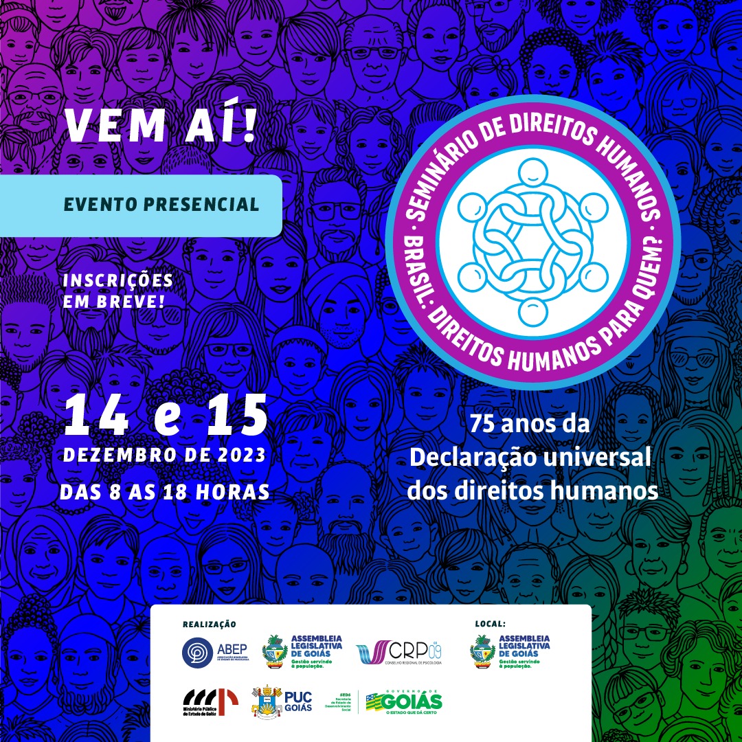 Seminário discute o tema “Brasil: Direitos Humanos para quem?” em comemoração os 75 anos da Declaração Universal dos Direitos Humanos