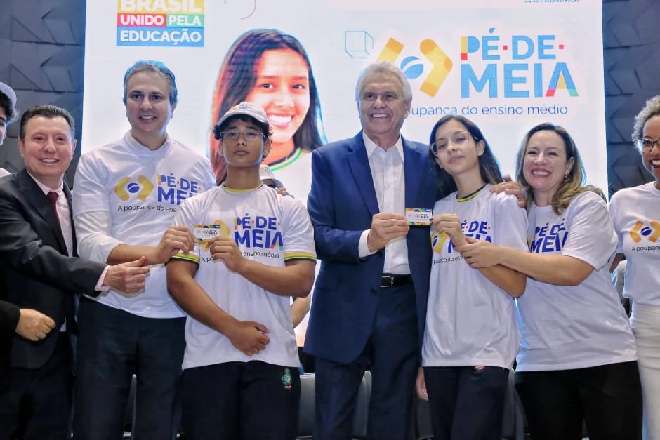 Juntos pelo futuro da educação: Caiado e Ministro lançam o programa Pé-de-Meia em Goiás