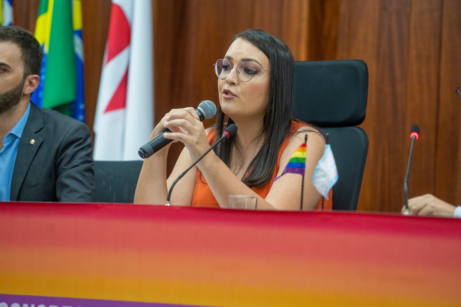 Mulher trans celebra ocupação de espaço na Secretaria Municipal de Direitos Humanos e Políticas Afirmativas