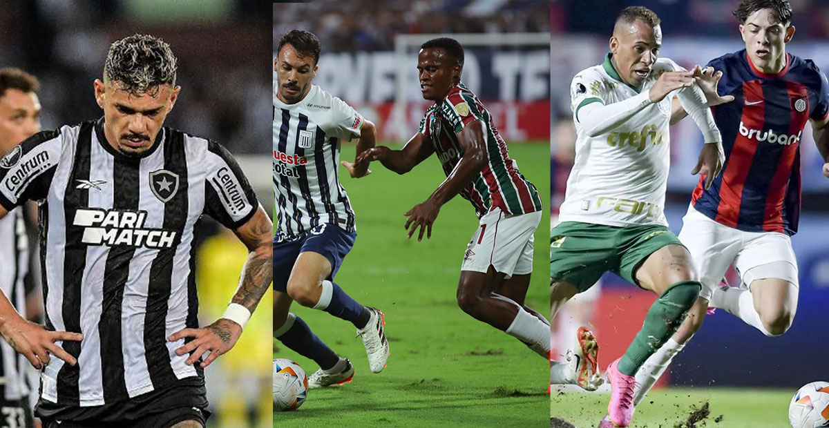 Botafogo decepciona e Palmeiras e Flu buscam empates: os brasileiros na quarta de Libertadores