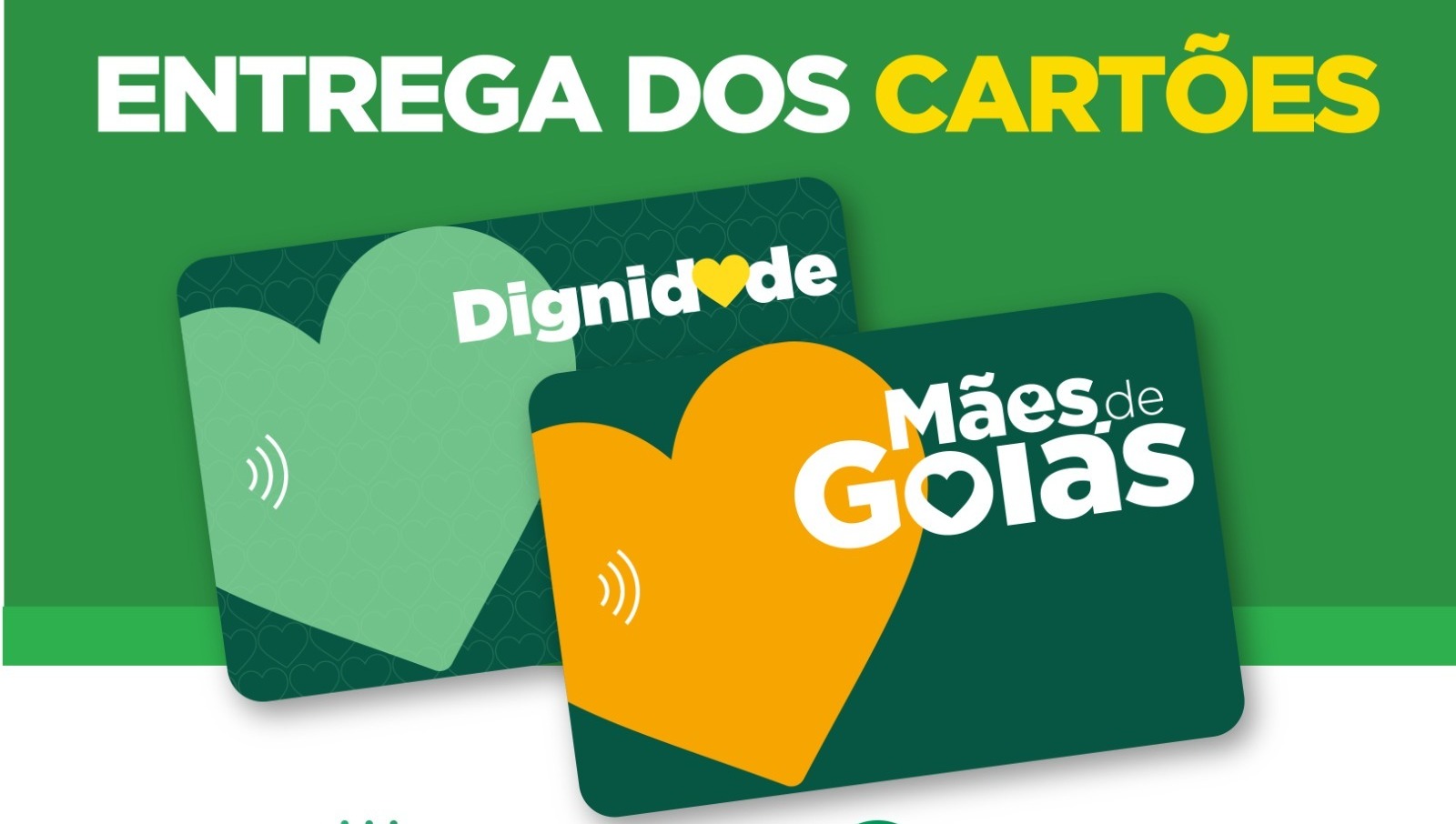 Prefeitura entrega cartões dos programas Mães de Goiás e Dignidade em Senador Canedo