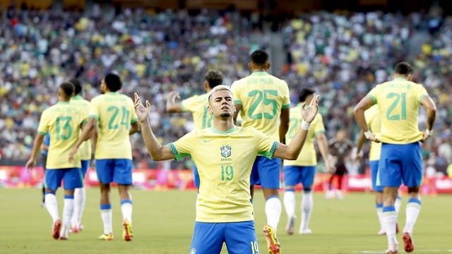 Brasil derrota México em amistoso emocionante nos Estados Unidos