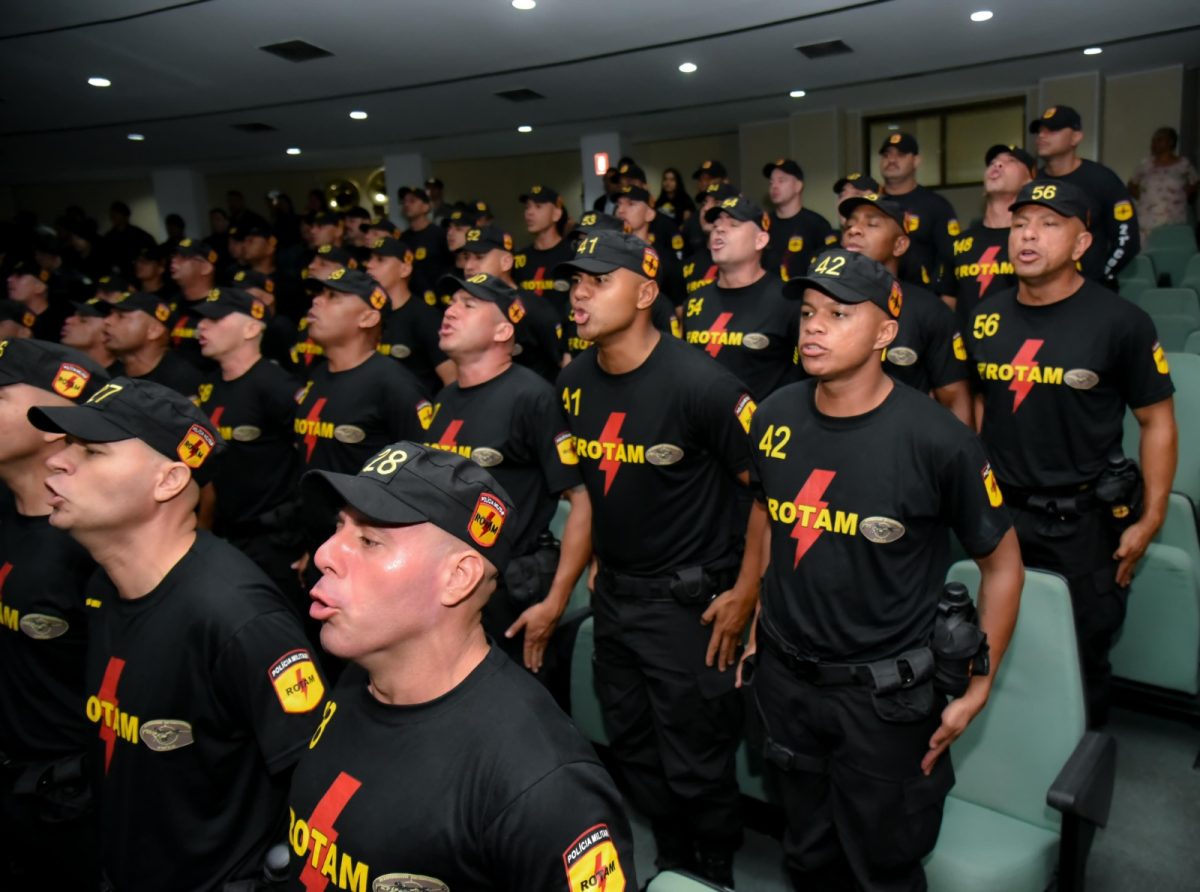 Policiais militares iniciam curso de formação para compor batalhão de Rotam