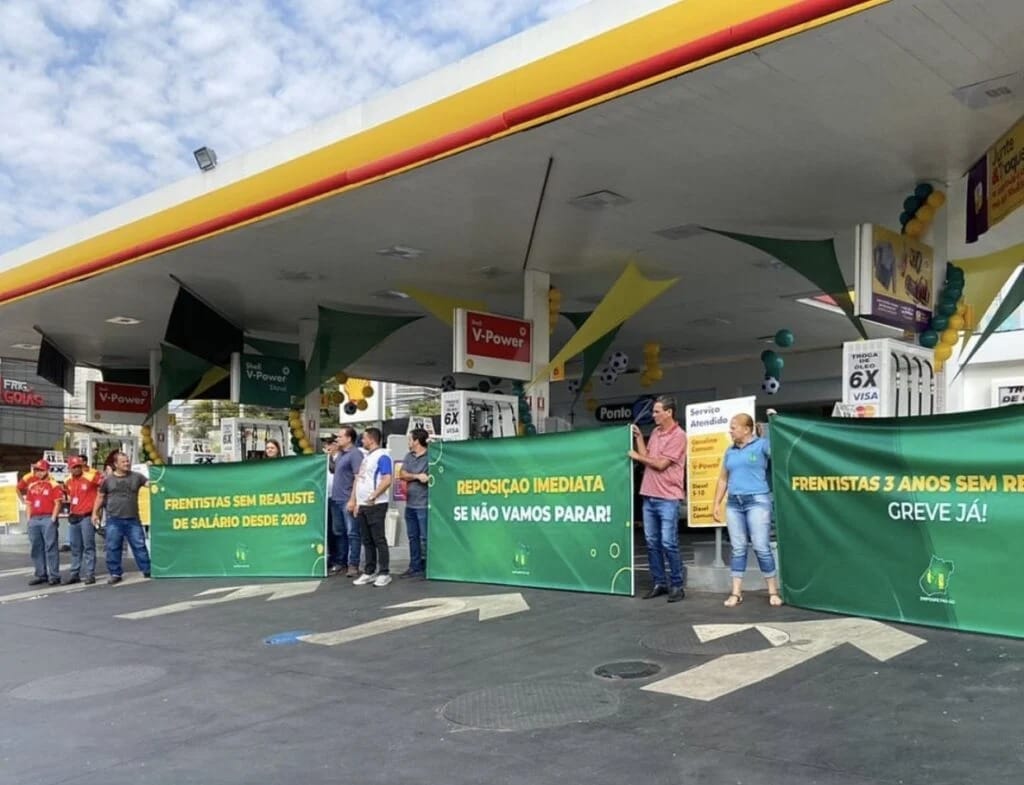 Greve dos frentistas: Paralisação planejada para fechar postos de combustível em Goiânia e no Estado