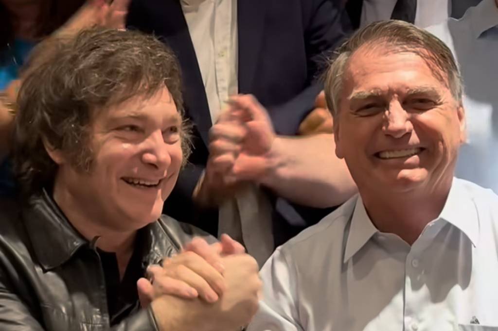 Bolsonaro deve se encontrar com Javier Milei em evento conservador no Brasil