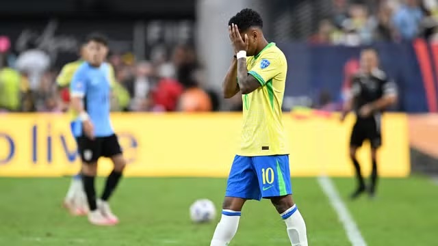 Brasil é eliminado pelo Uruguai nos pênaltis na Copa América
