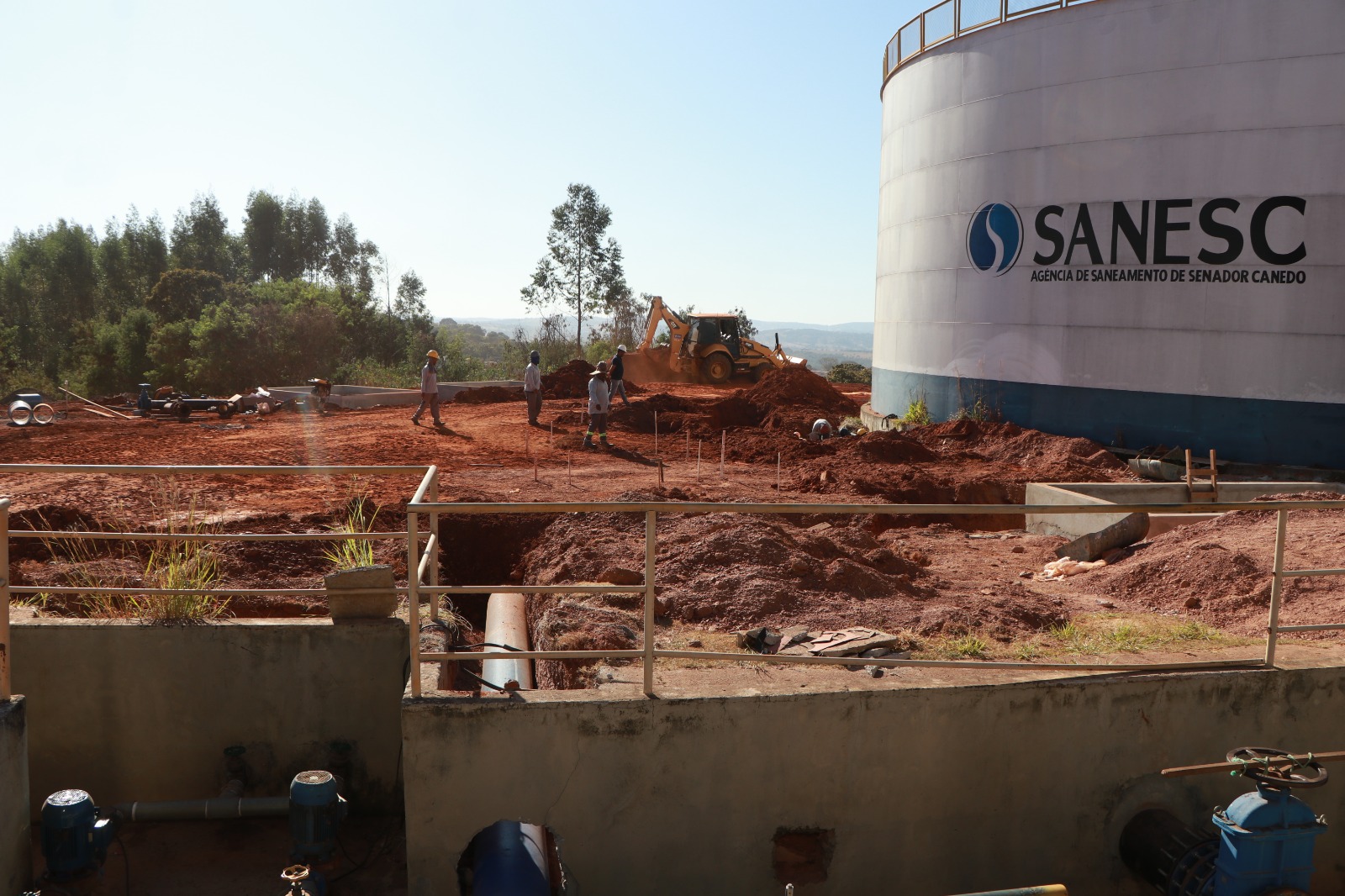 SANESC inicia integração de novo reservatório no Residencial Boa Vista