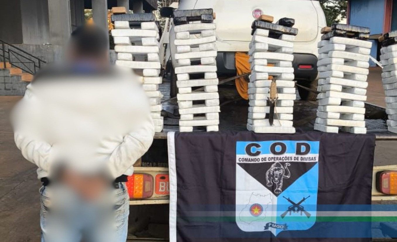 Polícia Militar de Goiás e São Paulo apreendem 170 Kg de maconha em operação conjunta