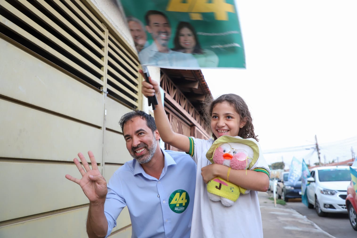 Pellozo começa semana com campanha no Uirapuru